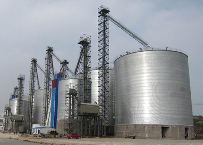 昌图大型钢板库构造参数及水泥储存质量